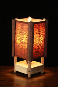 Neo-Deco Lacewood Jatoba Lamp (SOLD)